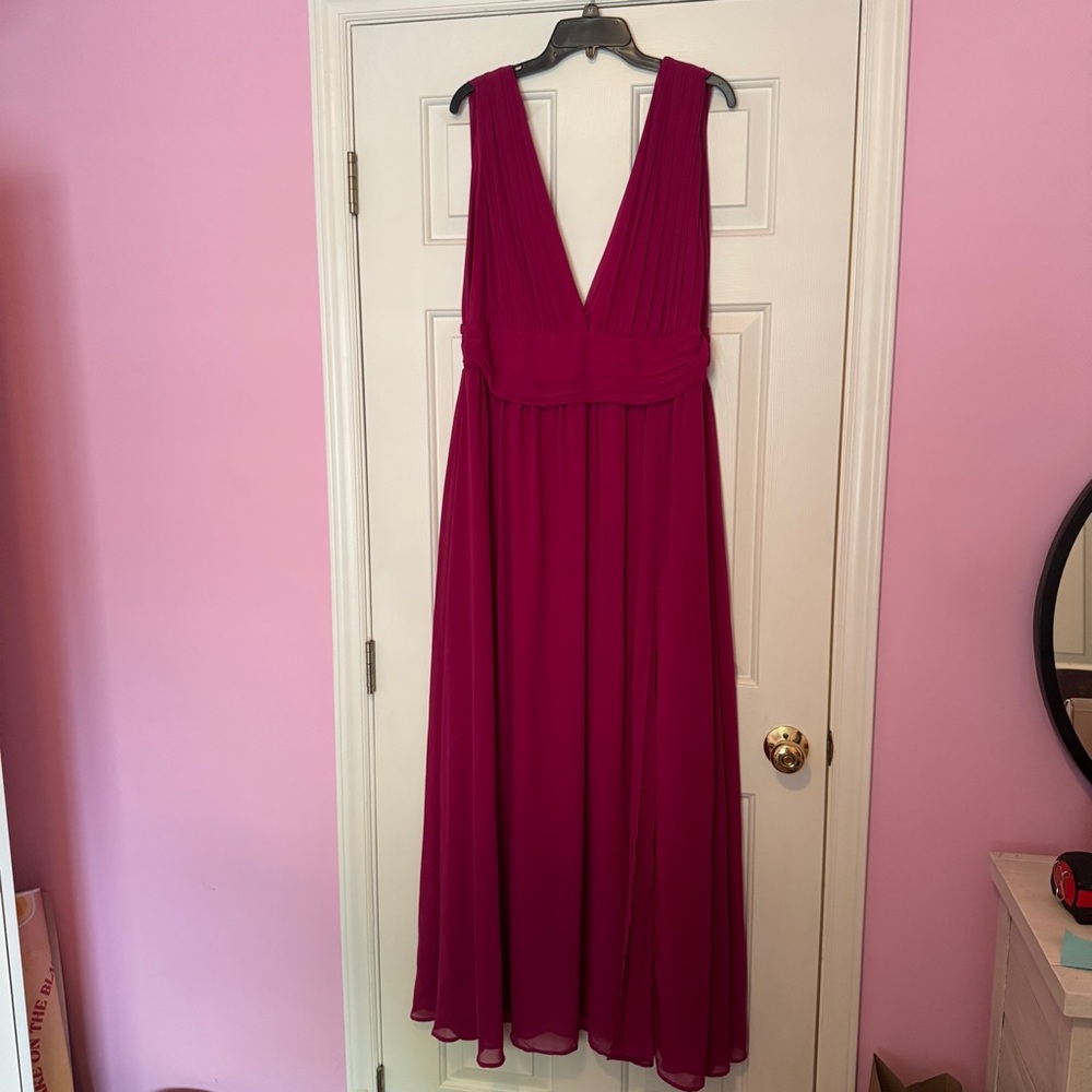 Lulu's Heavenly Hues Magenta Maxi Dress